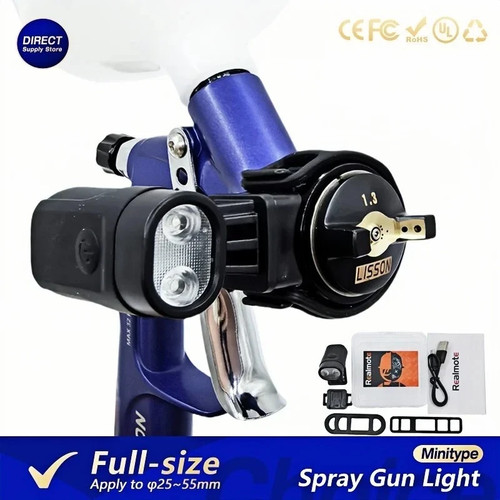 Universal spray gun - gun, light