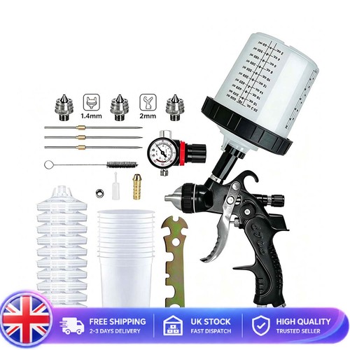 Spray gun paint kit - gun, hvlp